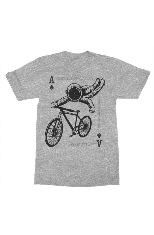 Bikeonaut Ace of Spades Men's Heather Tee